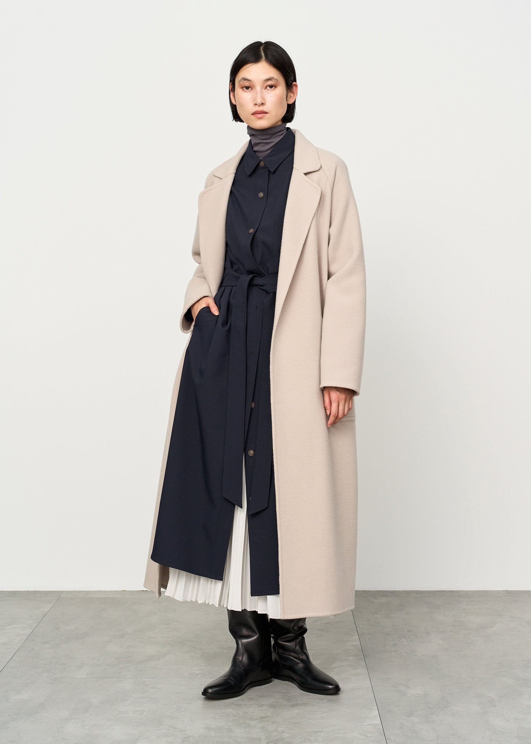 Model:5'7"/170cm
<br>Length:85cm