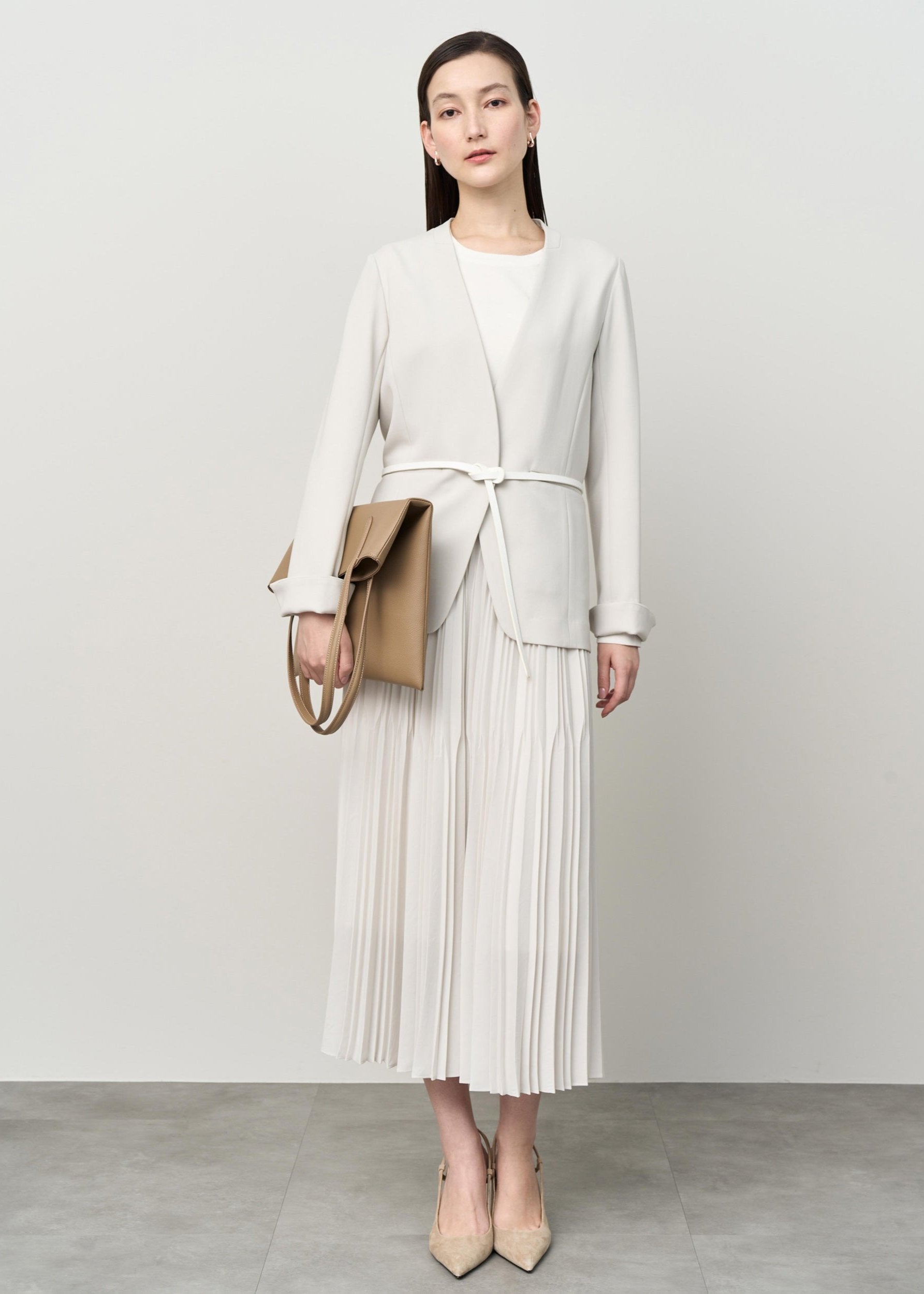 Model:5'7"/170cm
<br>Length:85cm