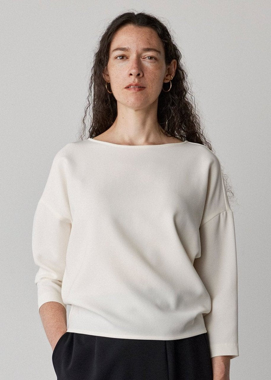 Heater Laine Cotton Breezy Coconut Button Blouse