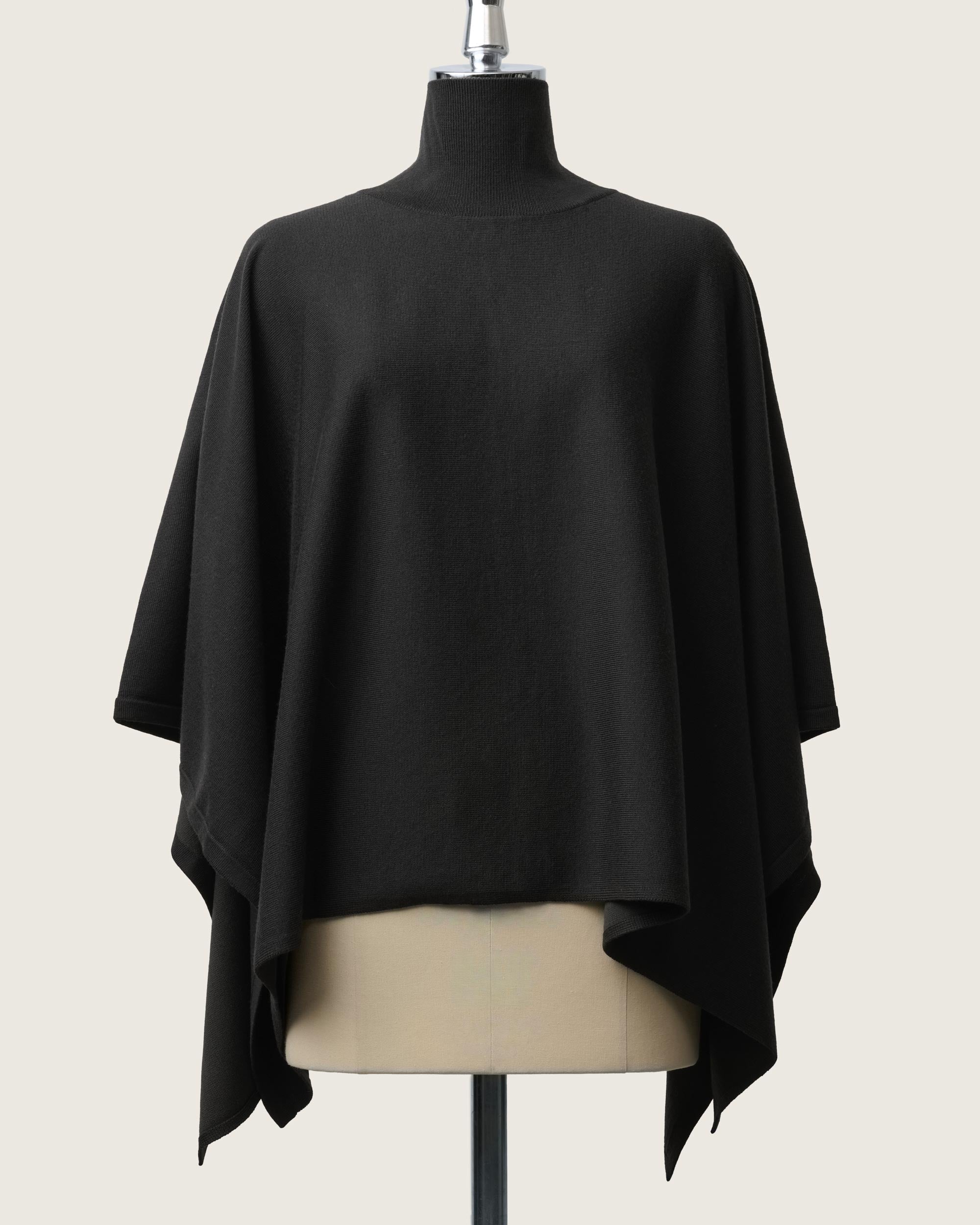 Wool-Blend 2WAY Cape