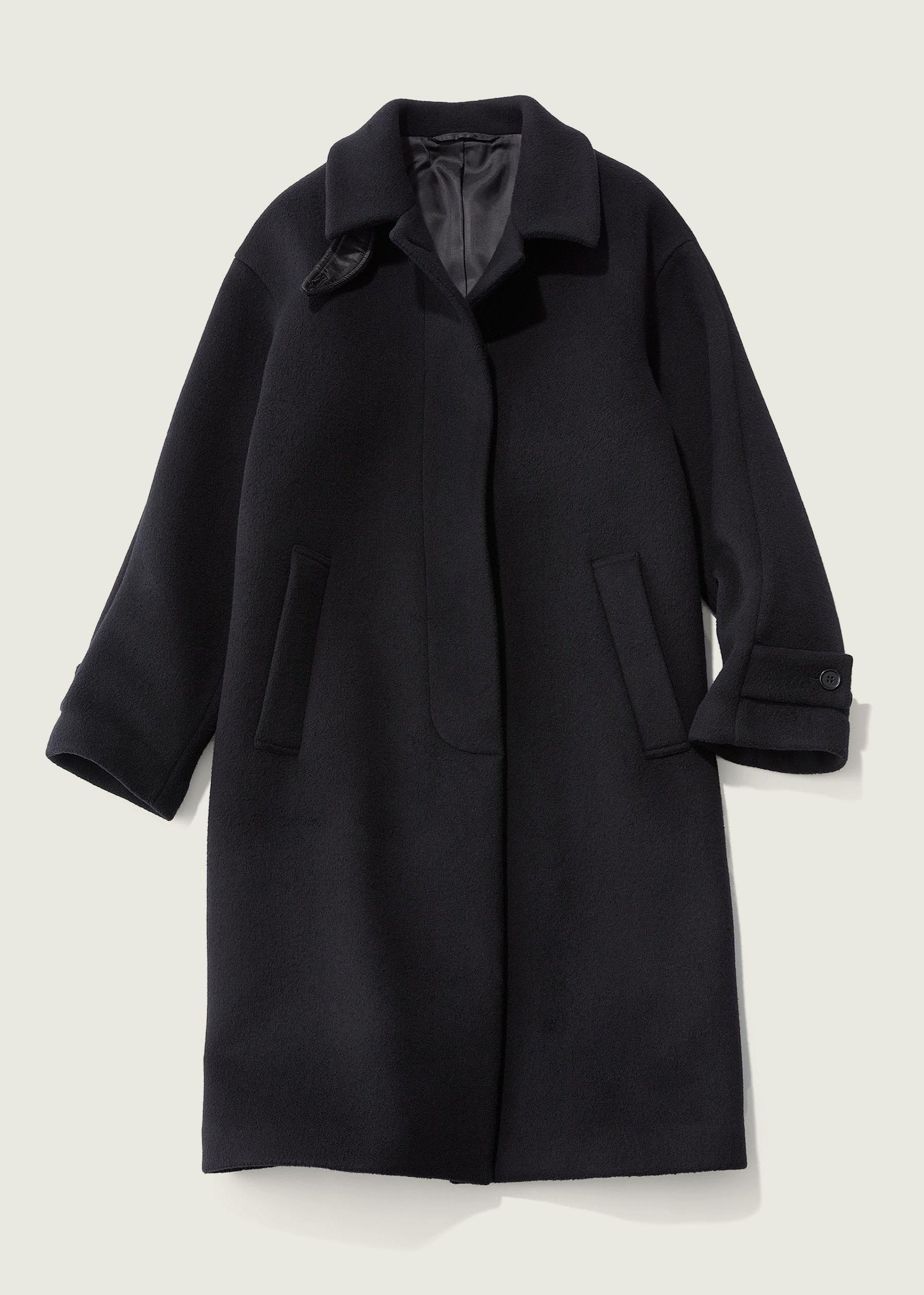 Wool Soutien Collar Coat