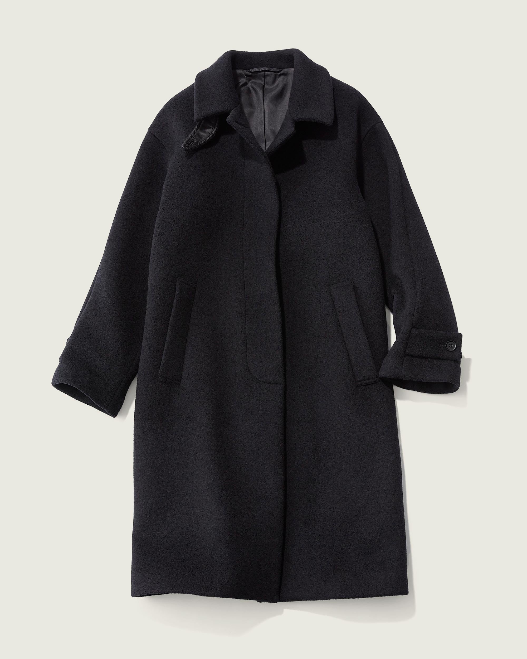 Wool Soutien Collar Coat