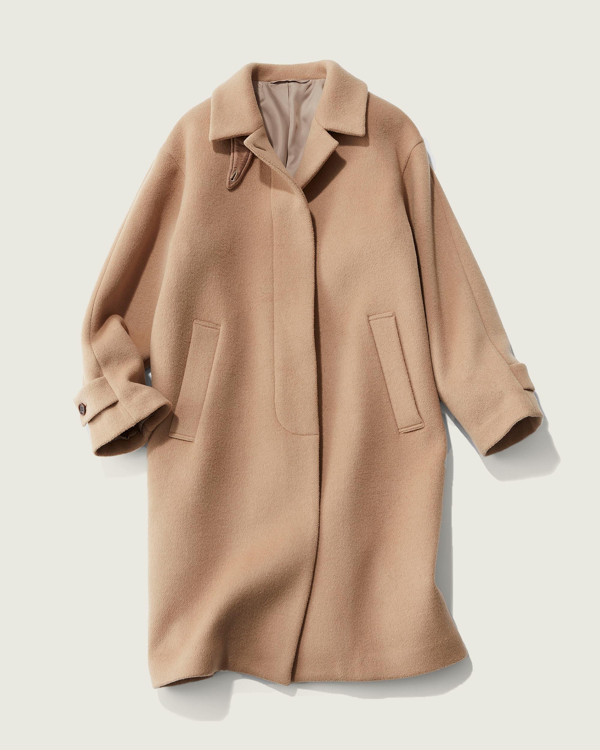 Wool Soutien Collar Coat