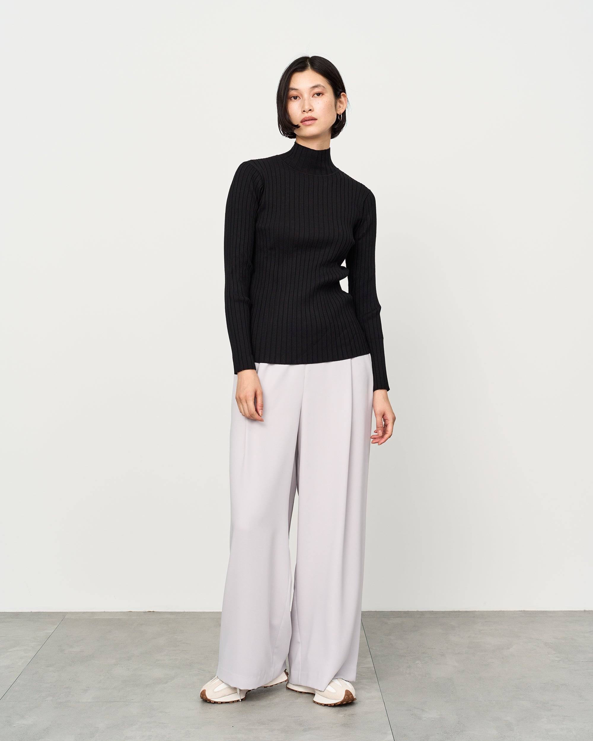 Wide Rib Turtleneck