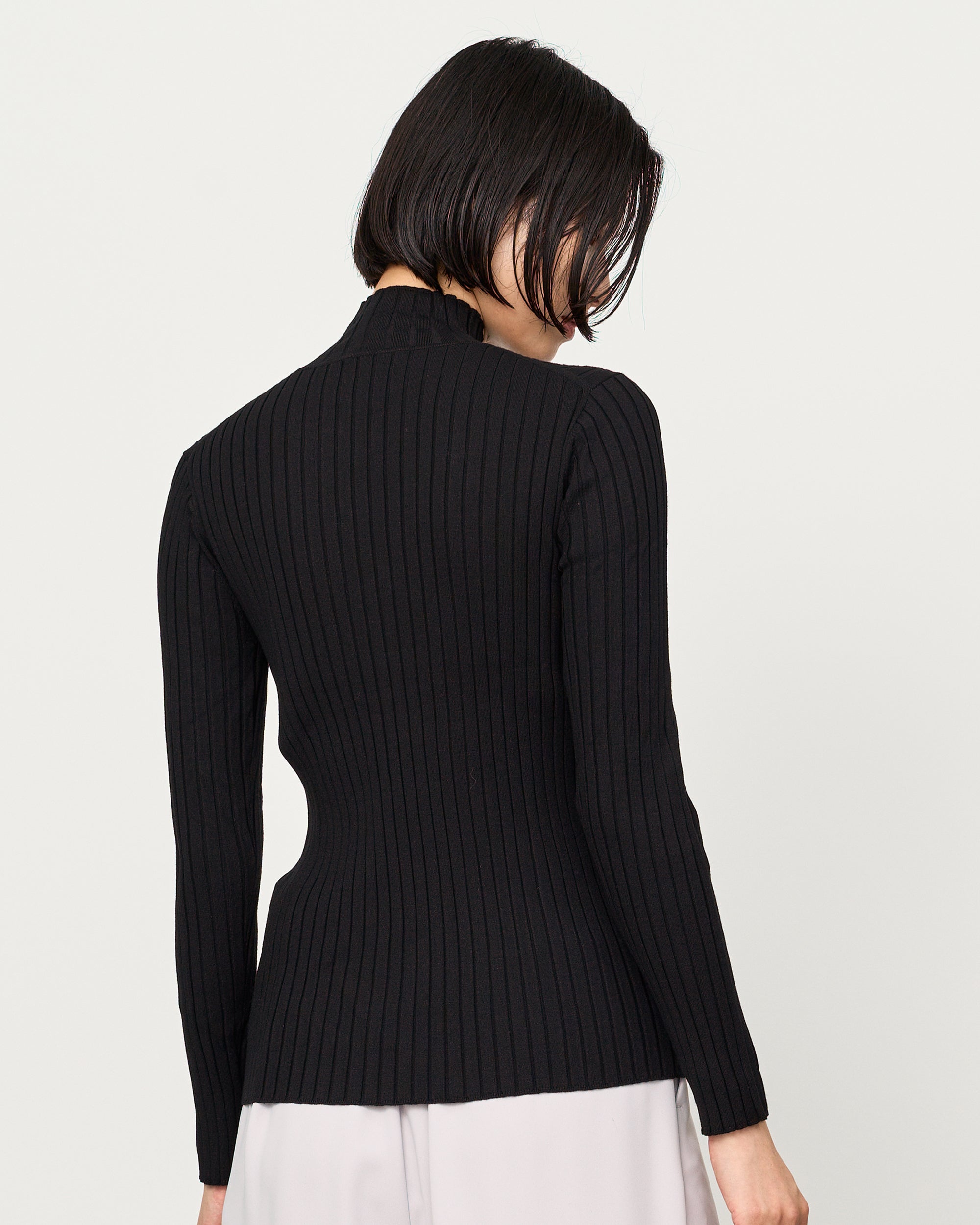 Wide Rib Turtleneck