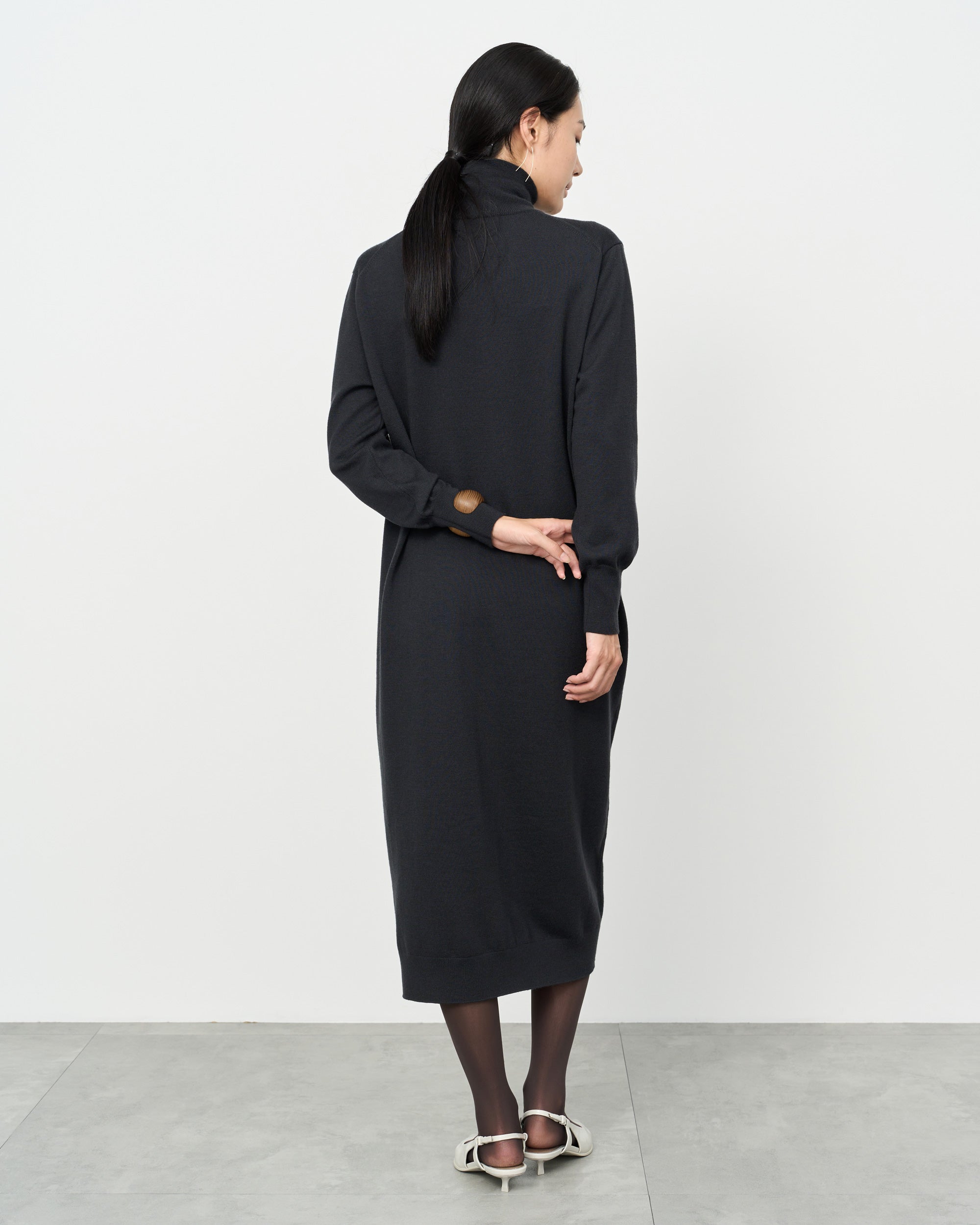 Wool-Blend Knit Dress