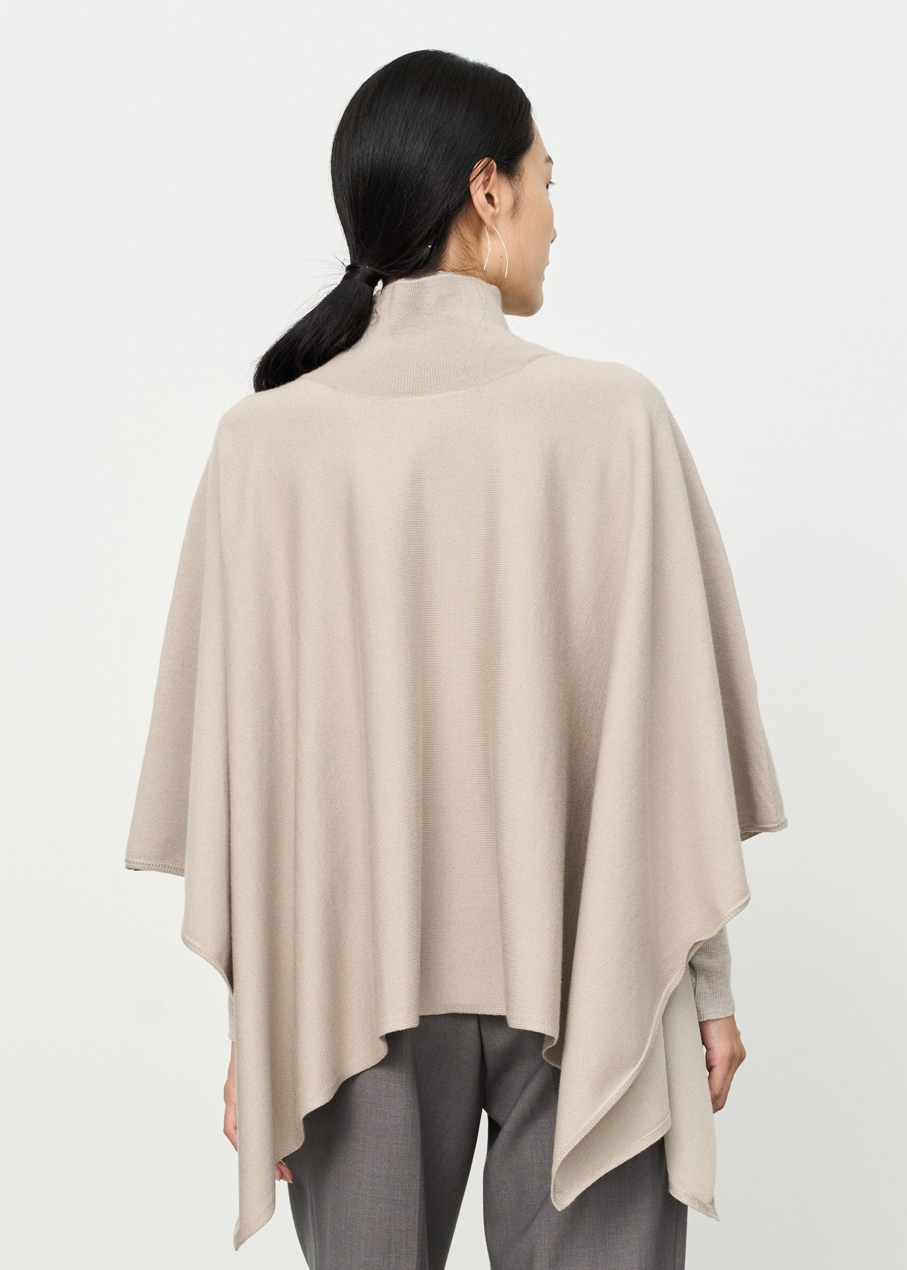 Wool-Blend 2WAY Cape