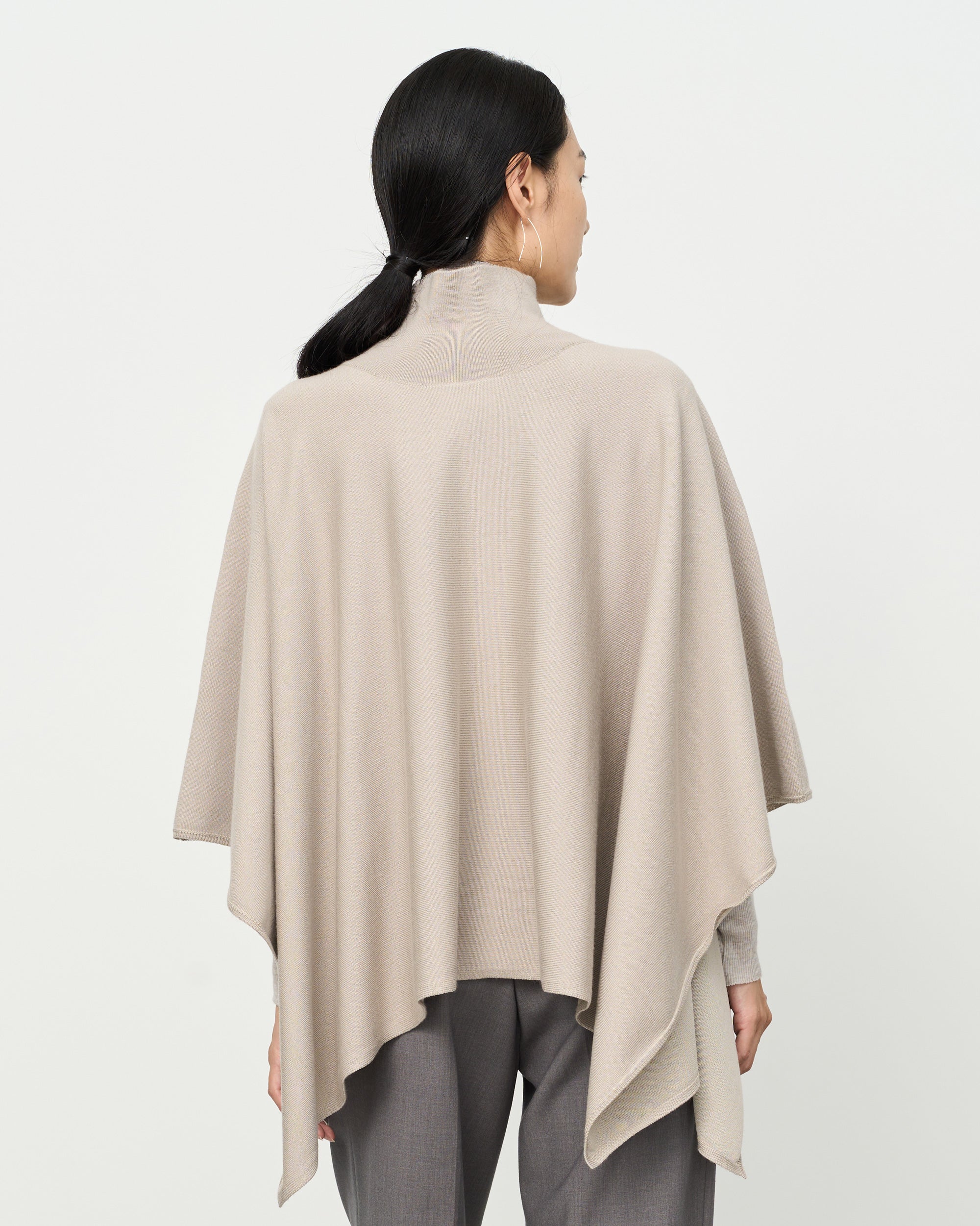 Wool-Blend 2WAY Cape