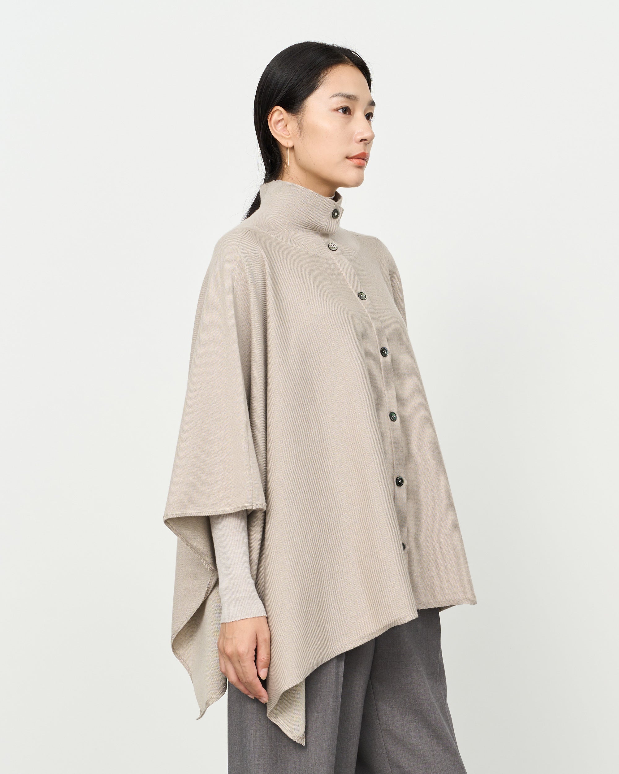 Wool-Blend 2WAY Cape