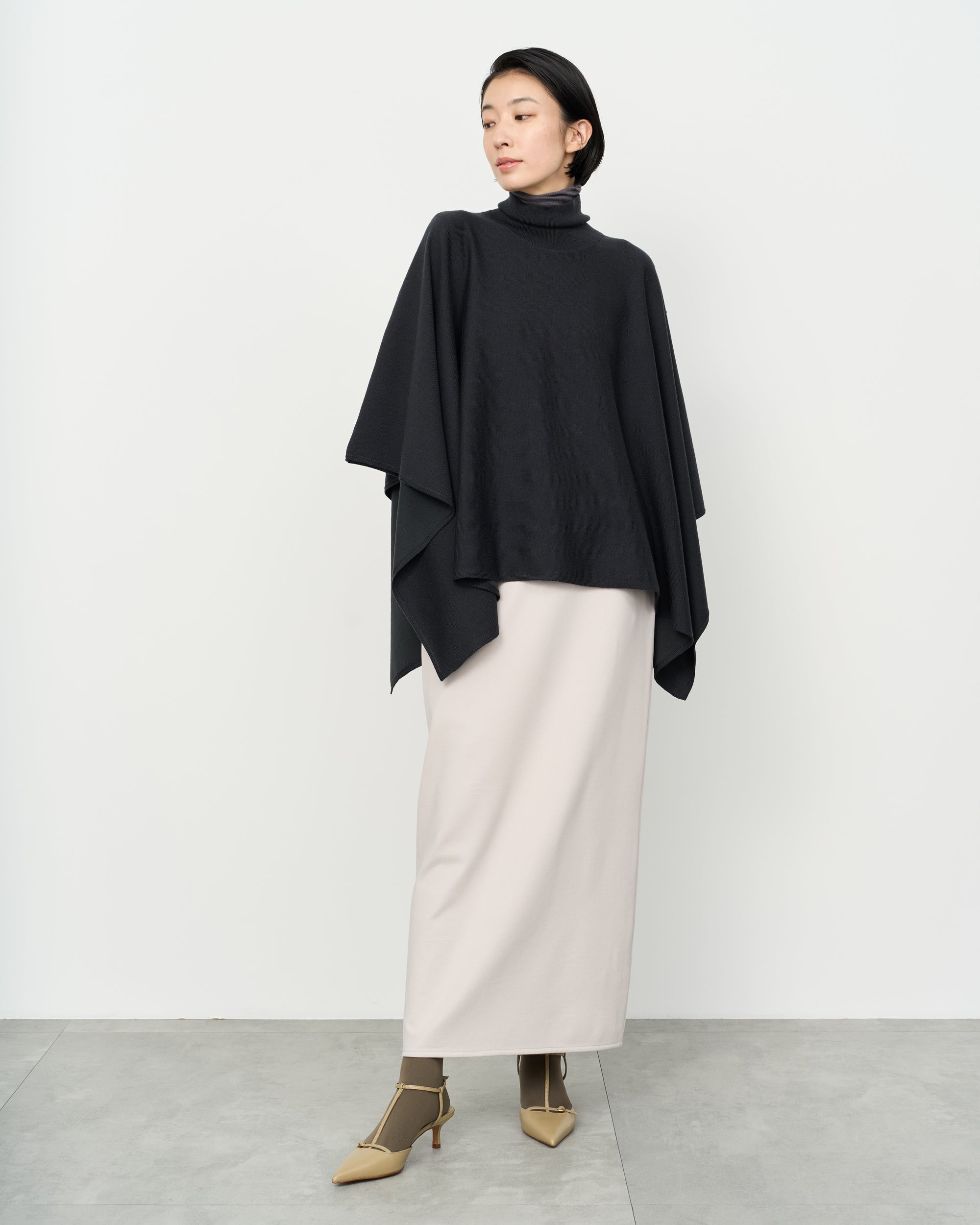 Wool-Blend 2WAY Cape