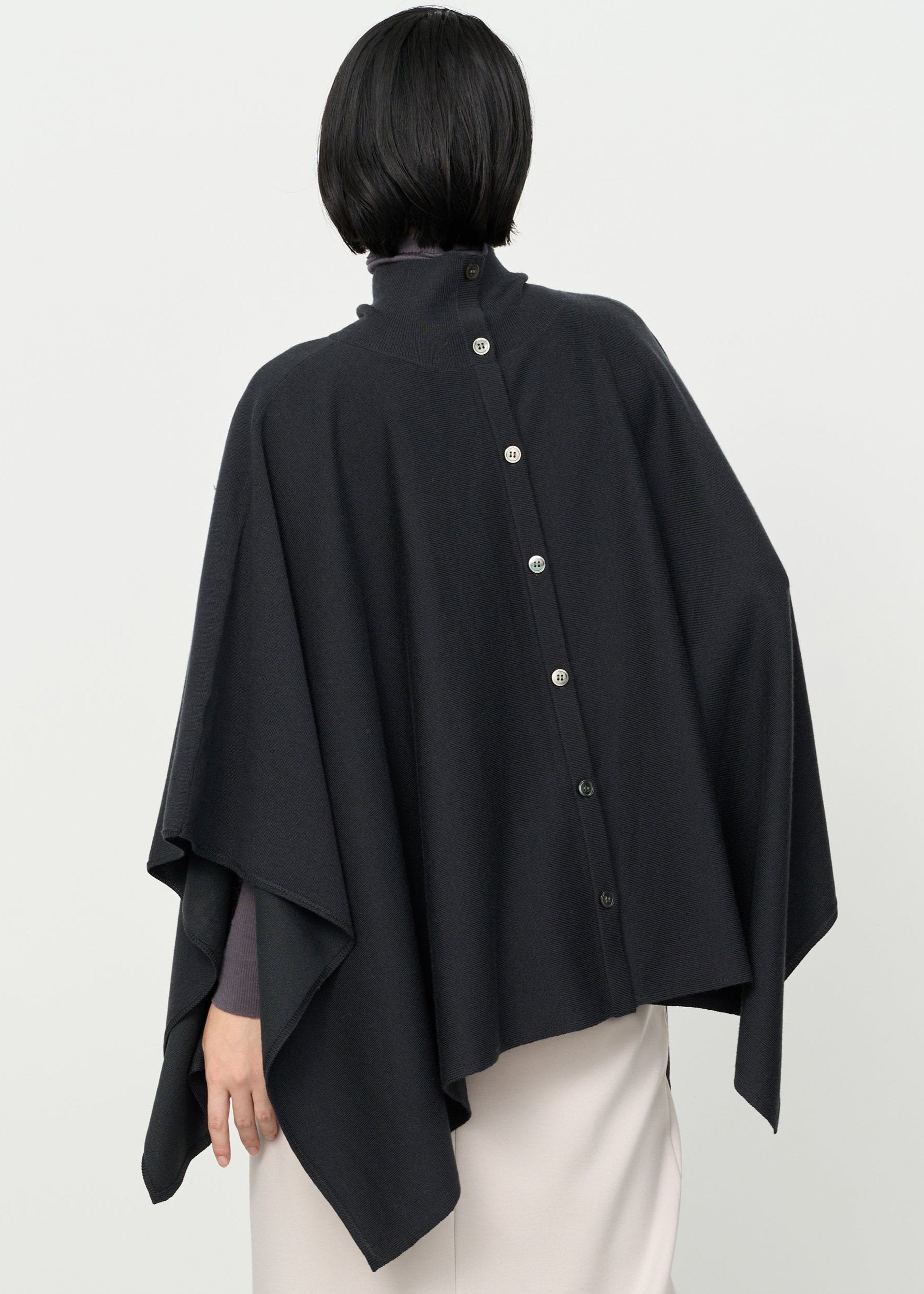 Wool-Blend 2WAY Cape