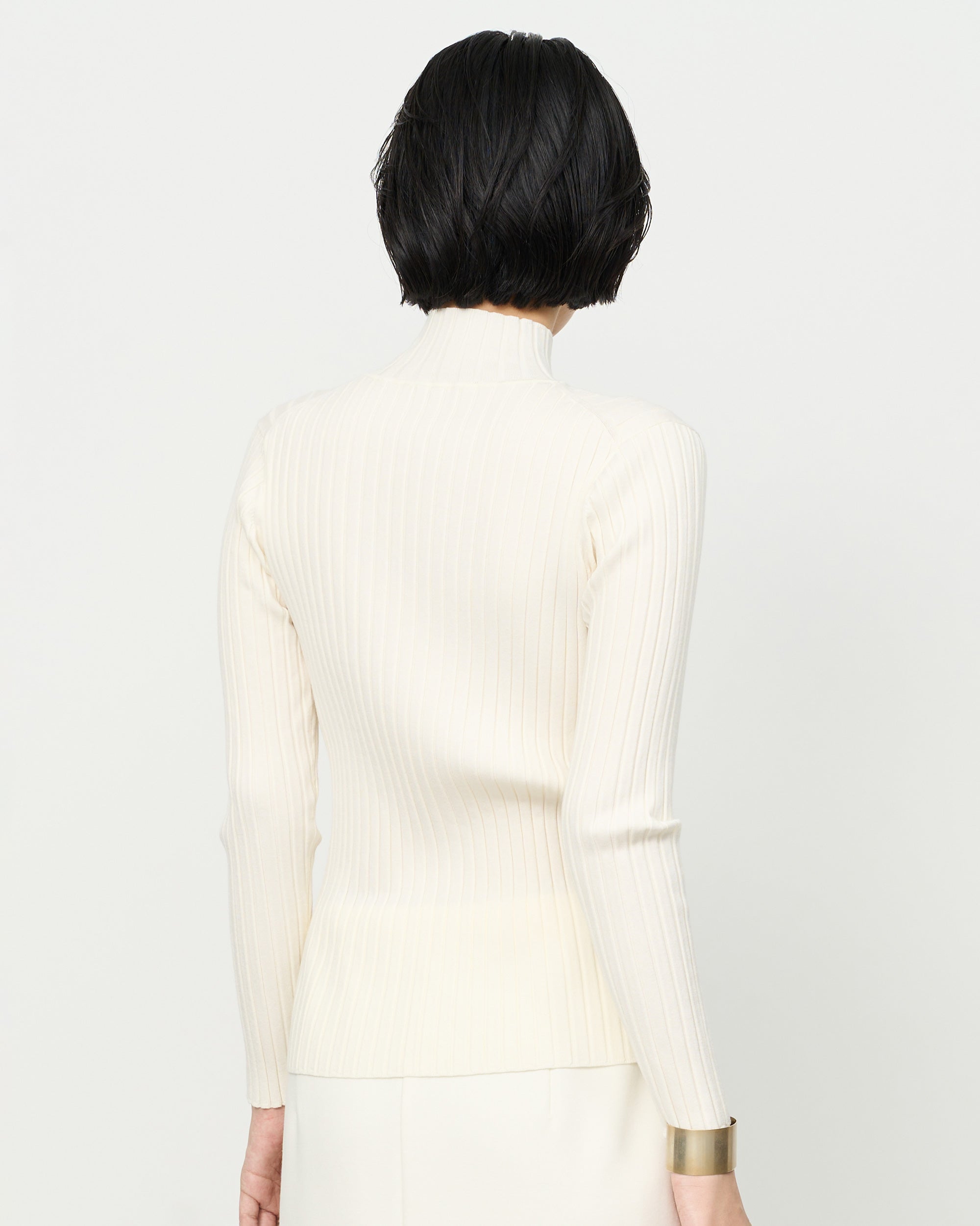 Wide Rib Turtleneck