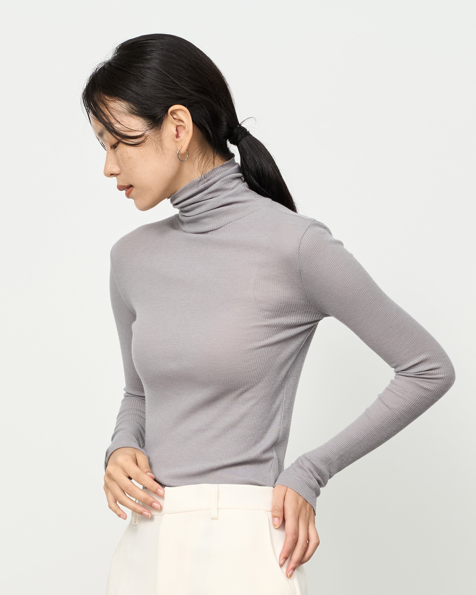 Cashmere Blend Turtleneck