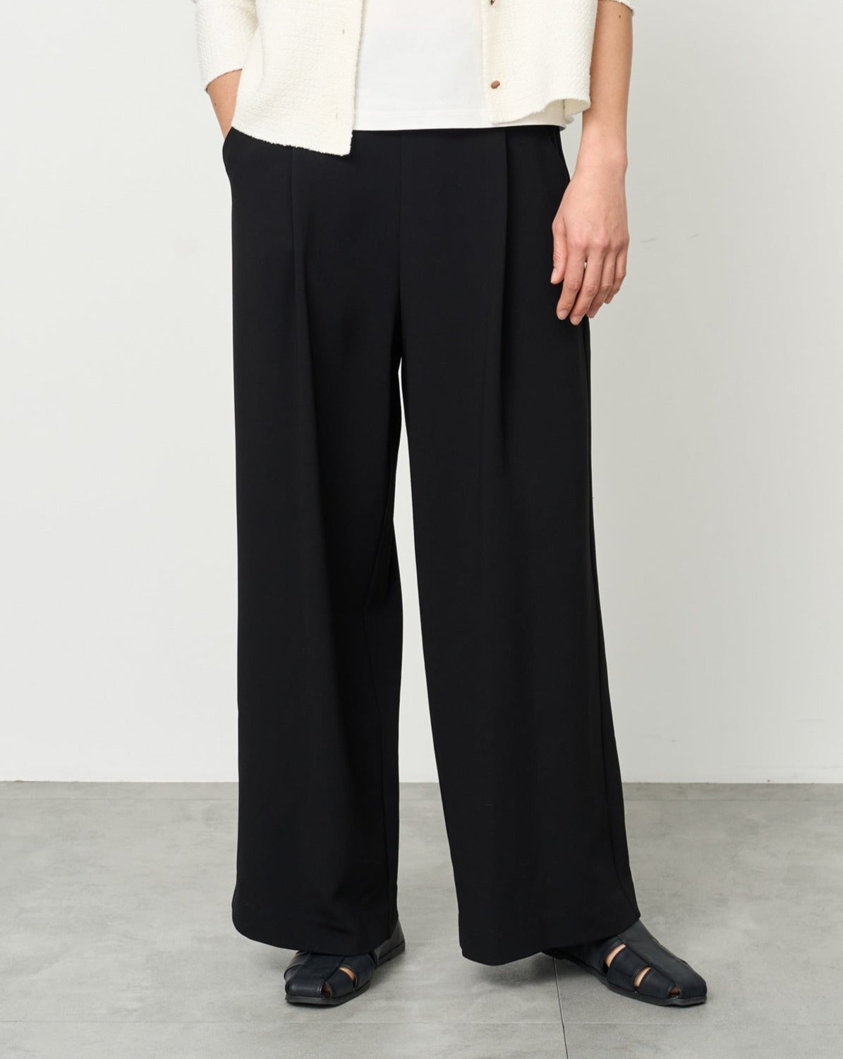 Pleated Wide Pants