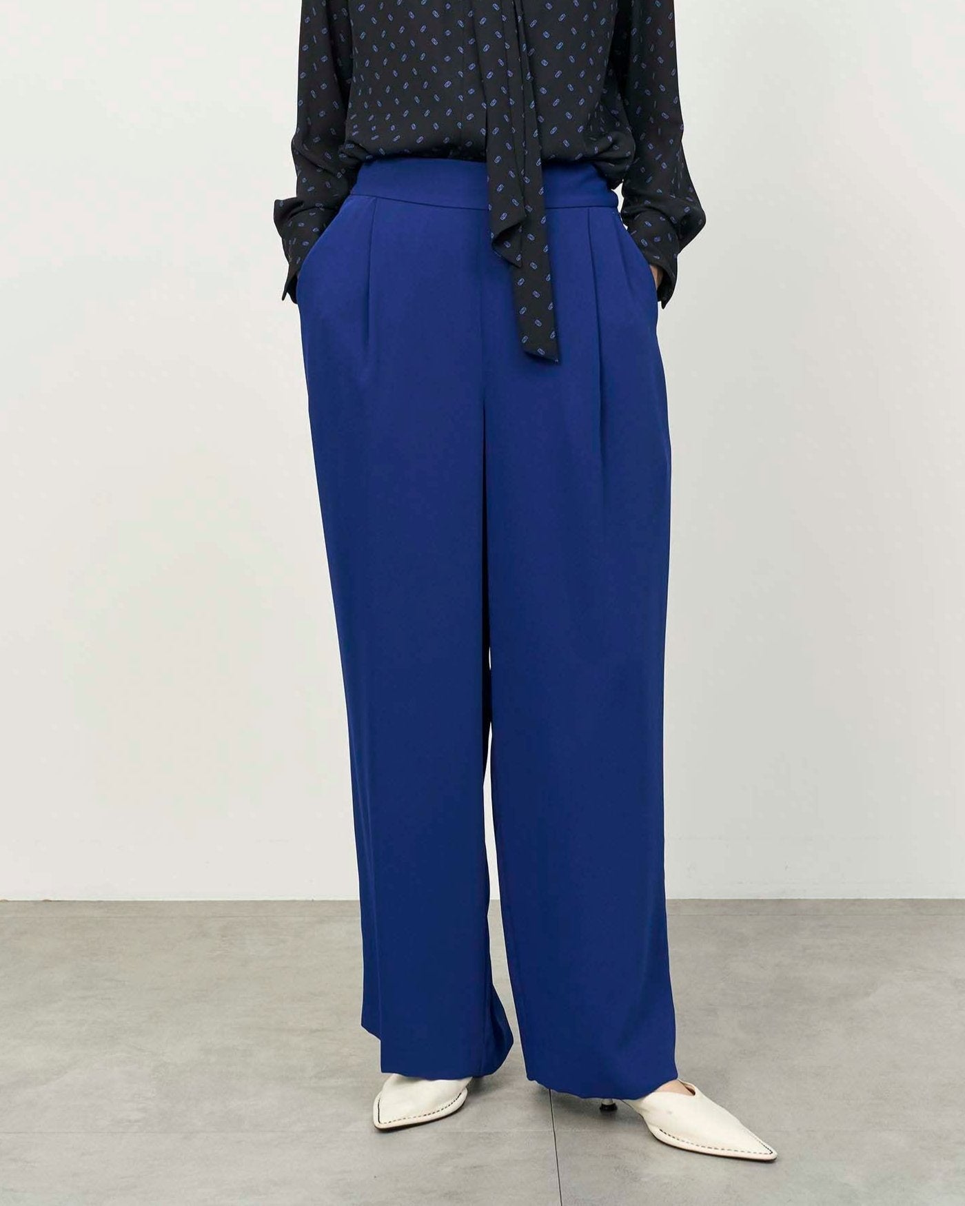 Drapey Pleated Pants