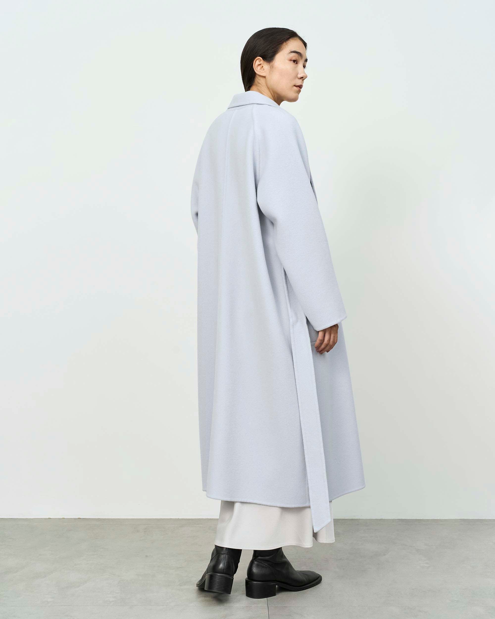 Double-faced Wool Robe Coat