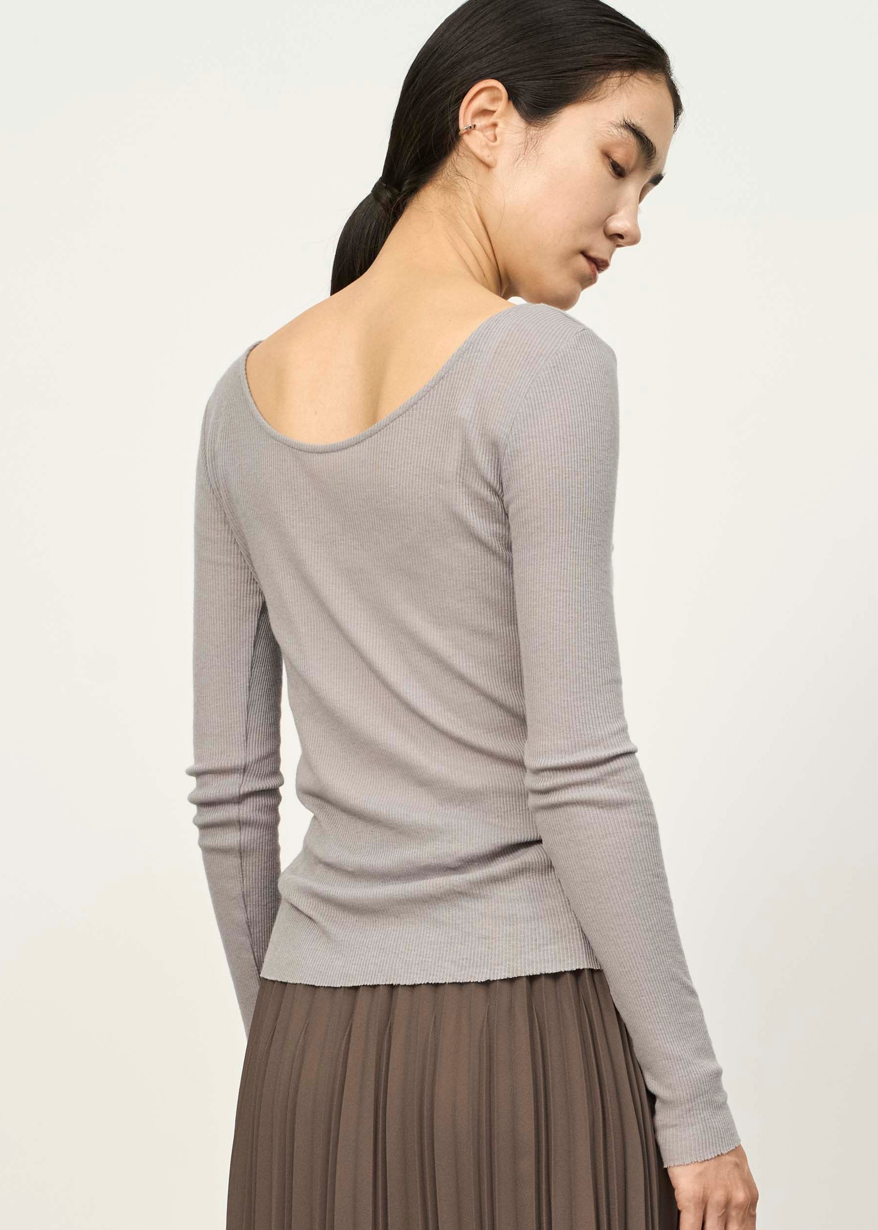 Cashmere Blend 2WAY Tops