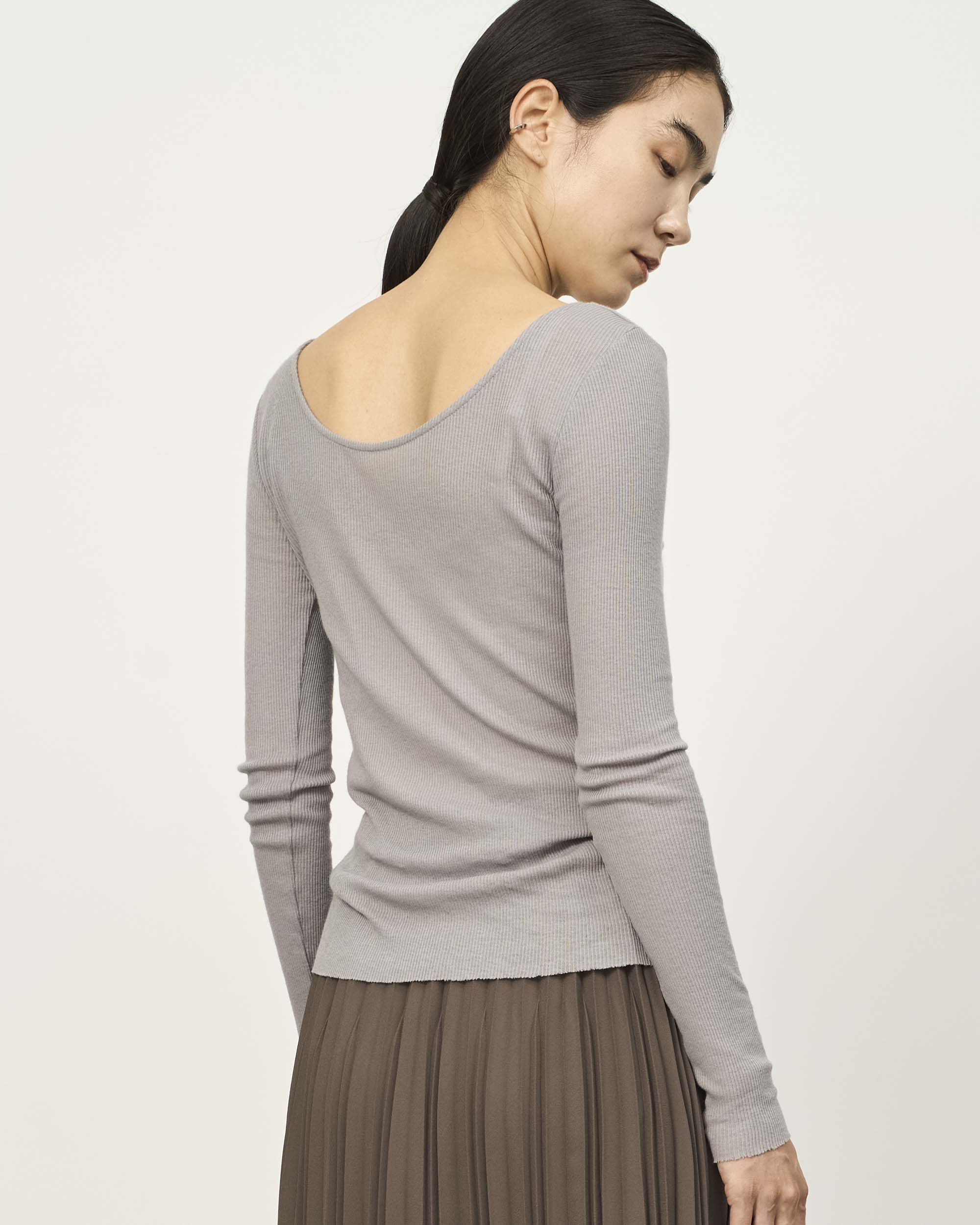 Cashmere Blend 2WAY Tops