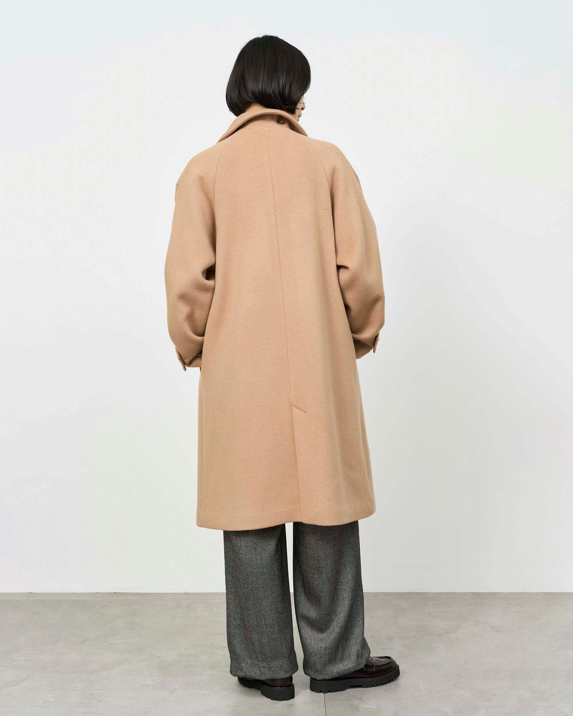 Wool Soutien Collar Coat