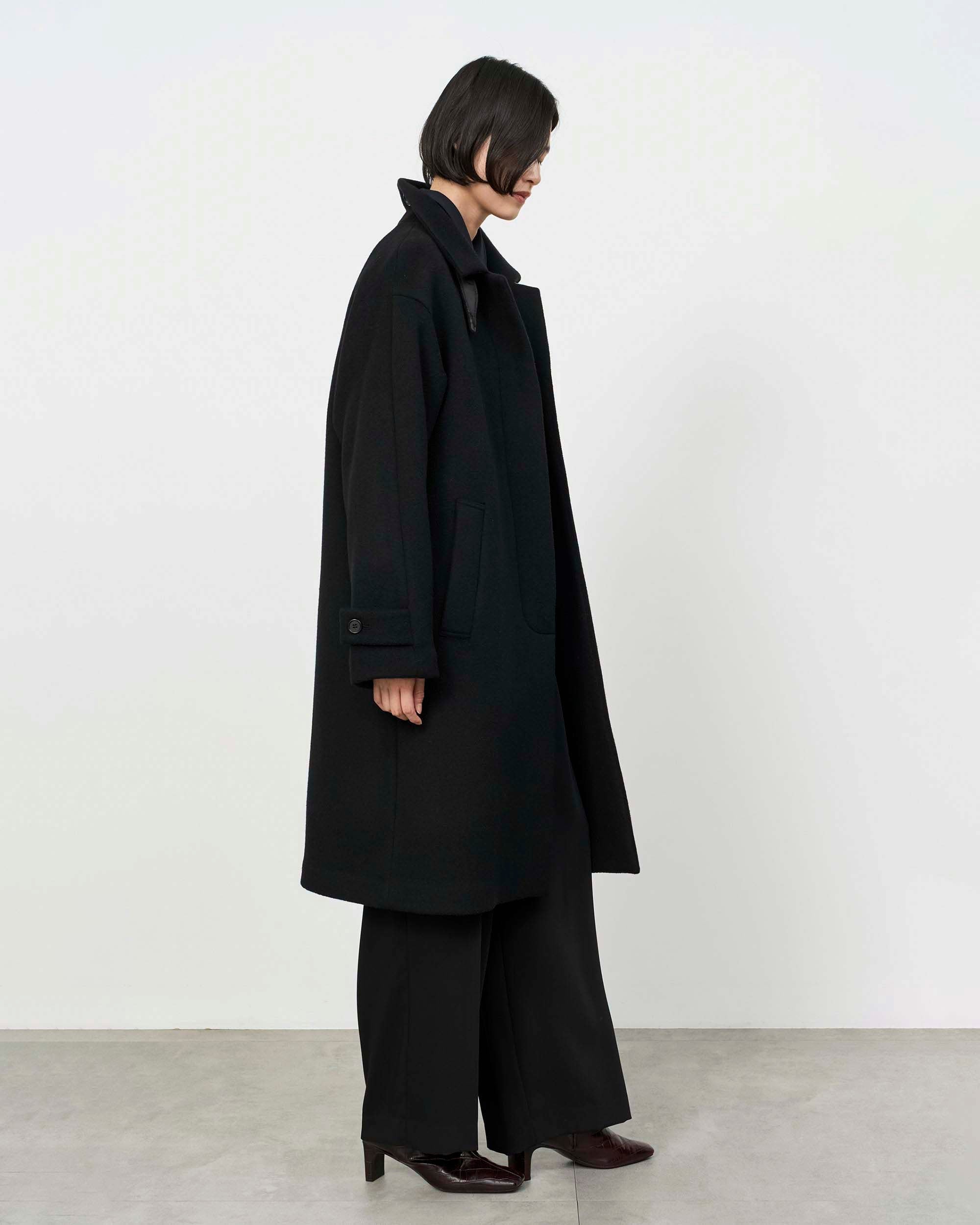 Wool Soutien Collar Coat