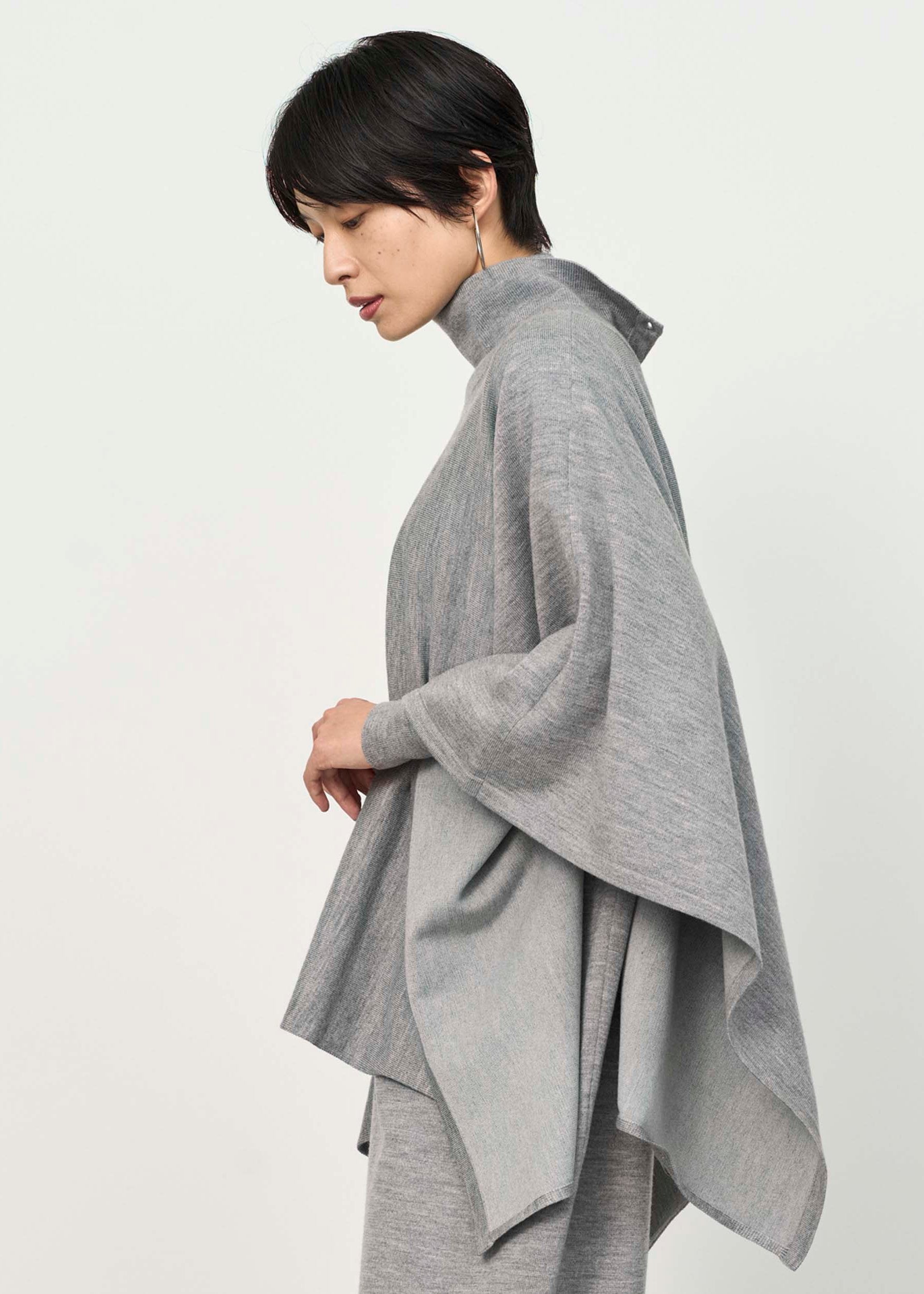 Wool-Blend 2WAY Cape