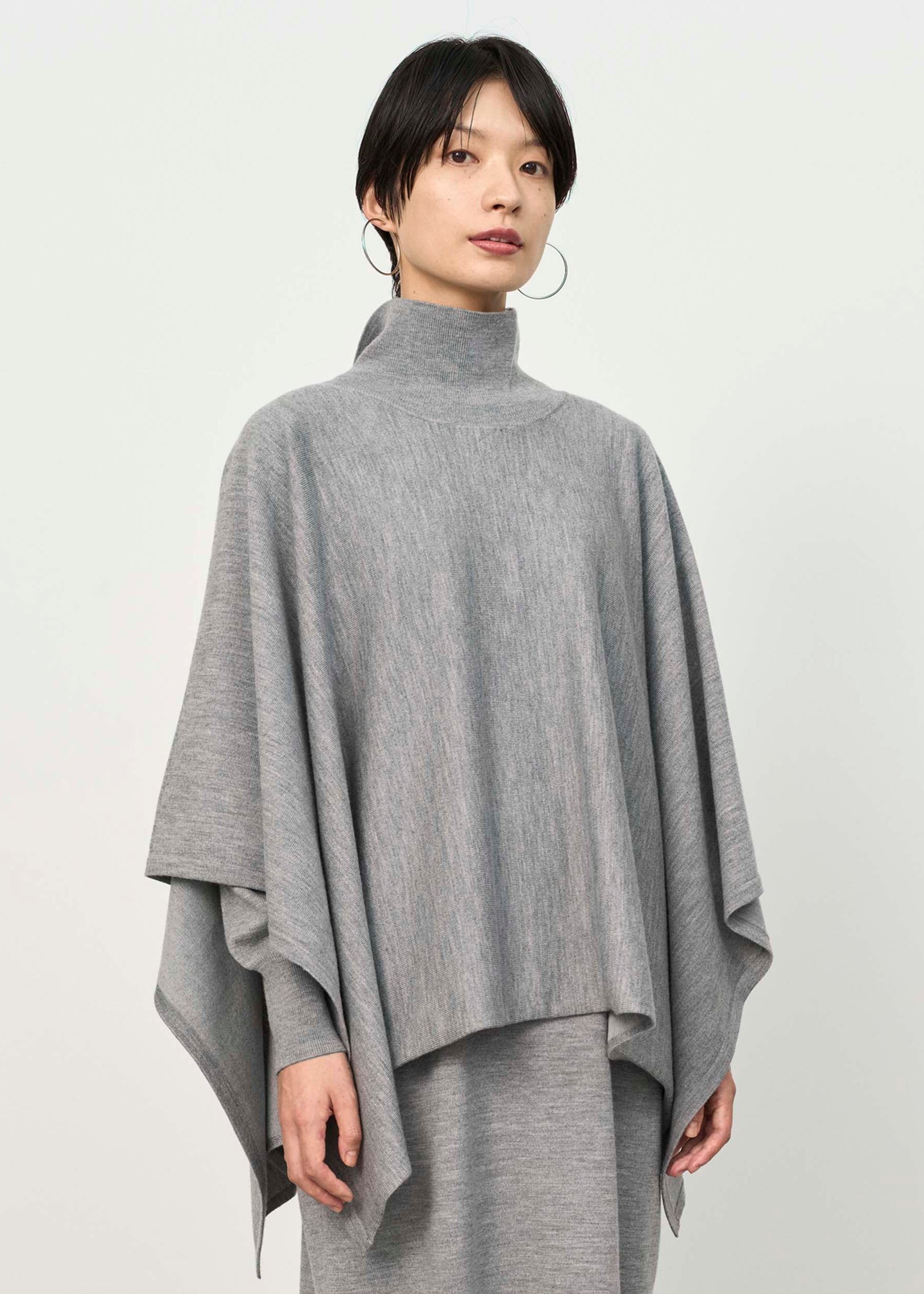 Wool-Blend 2WAY Cape