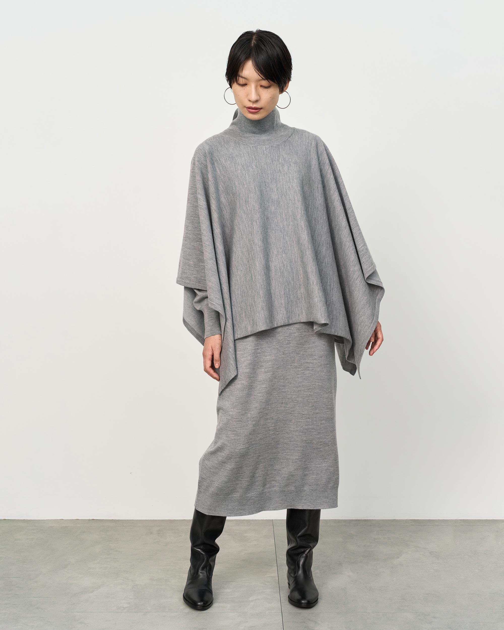 Wool-Blend 2WAY Cape