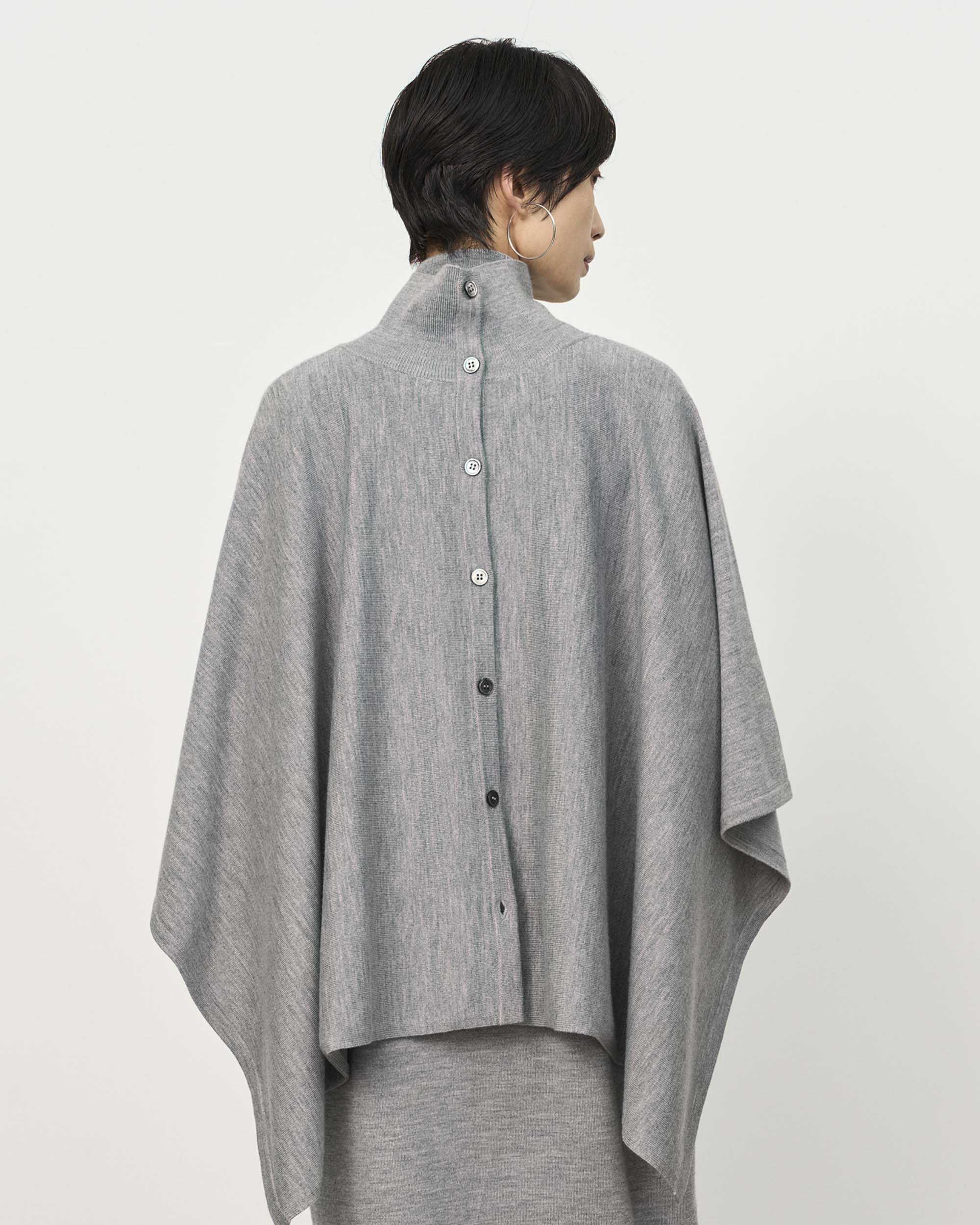 Wool-Blend 2WAY Cape