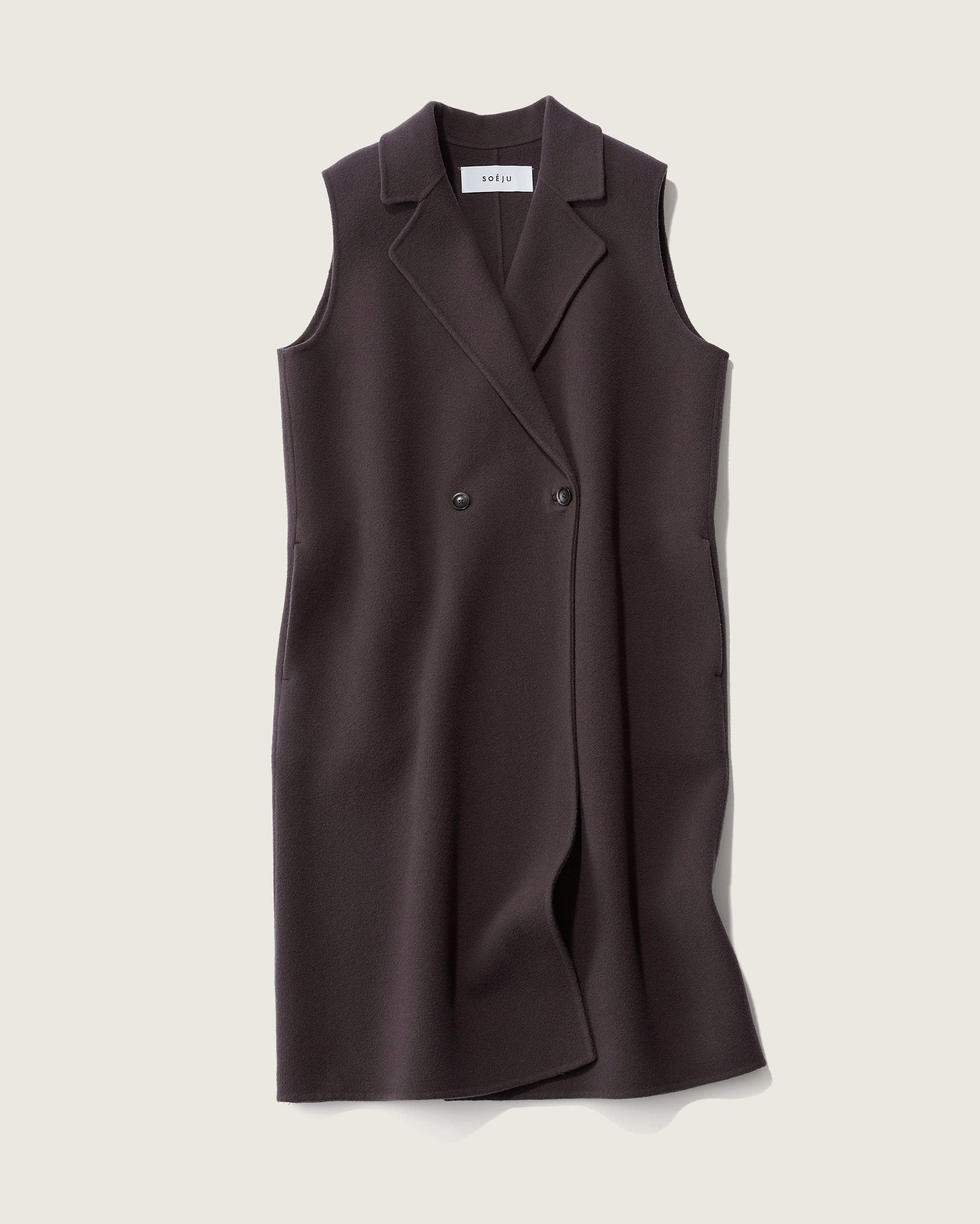 Double-faced Wool Gilet