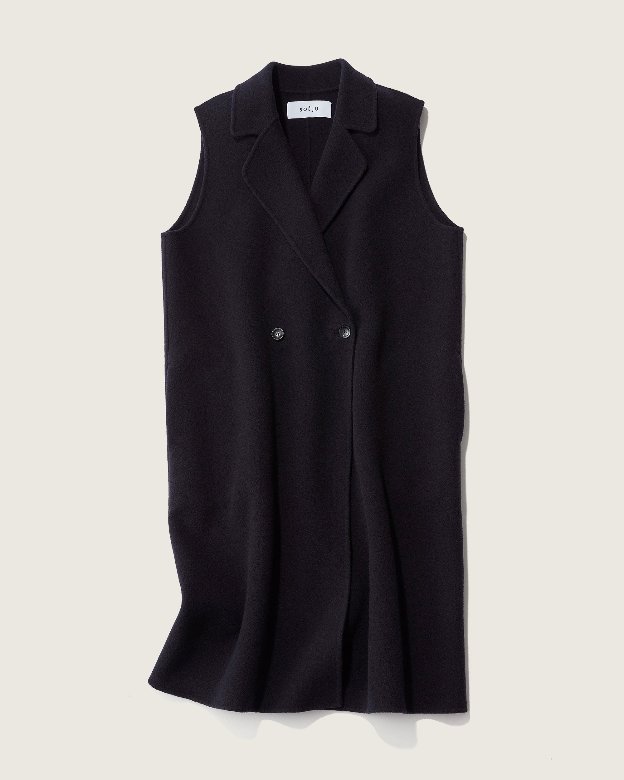 Double-faced Wool Gilet