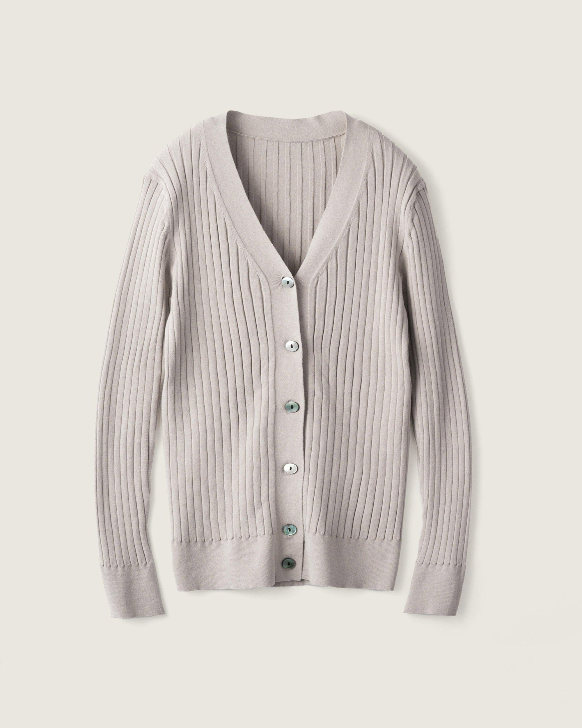 Wide Rib Cardigan