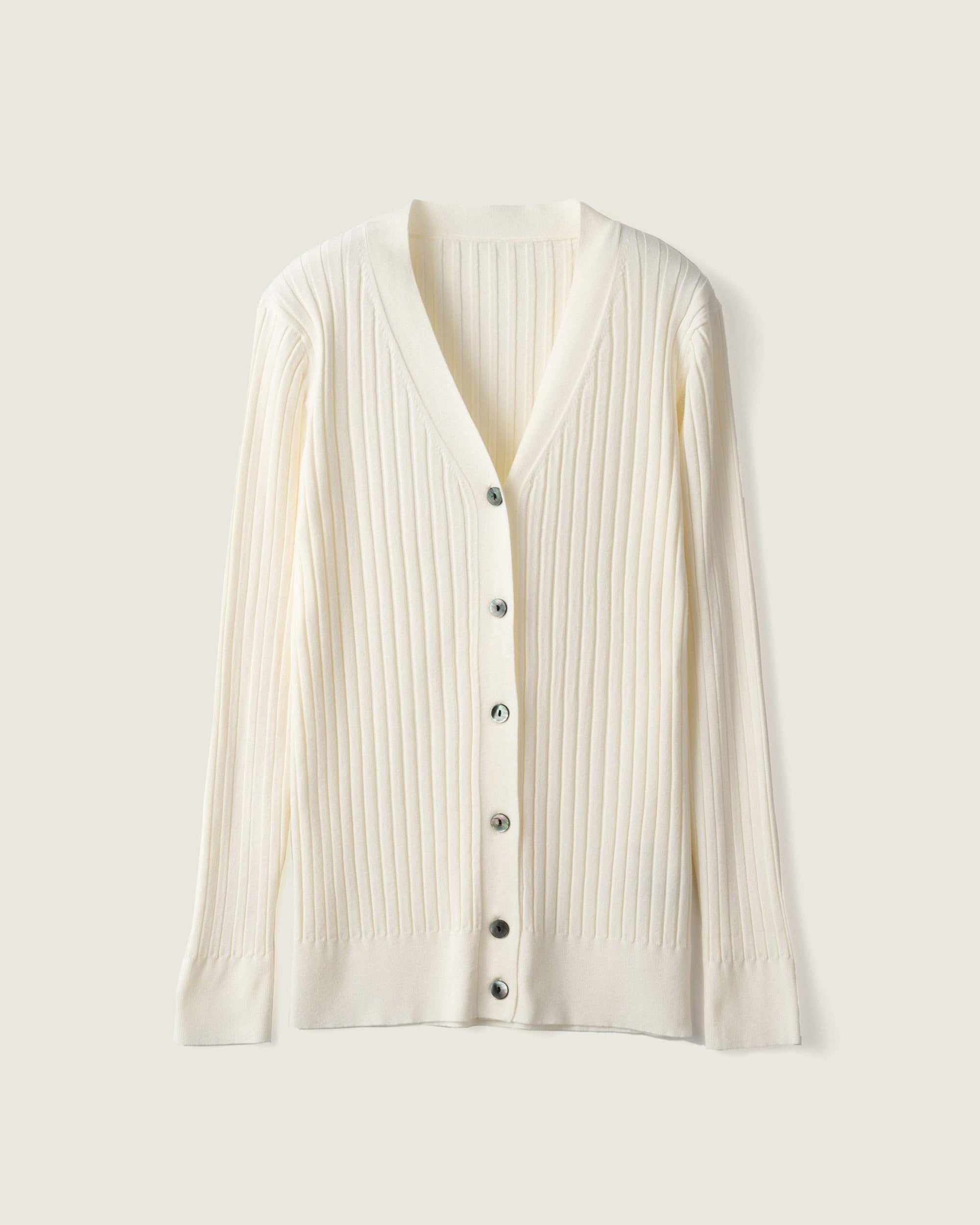 Wide Rib Cardigan