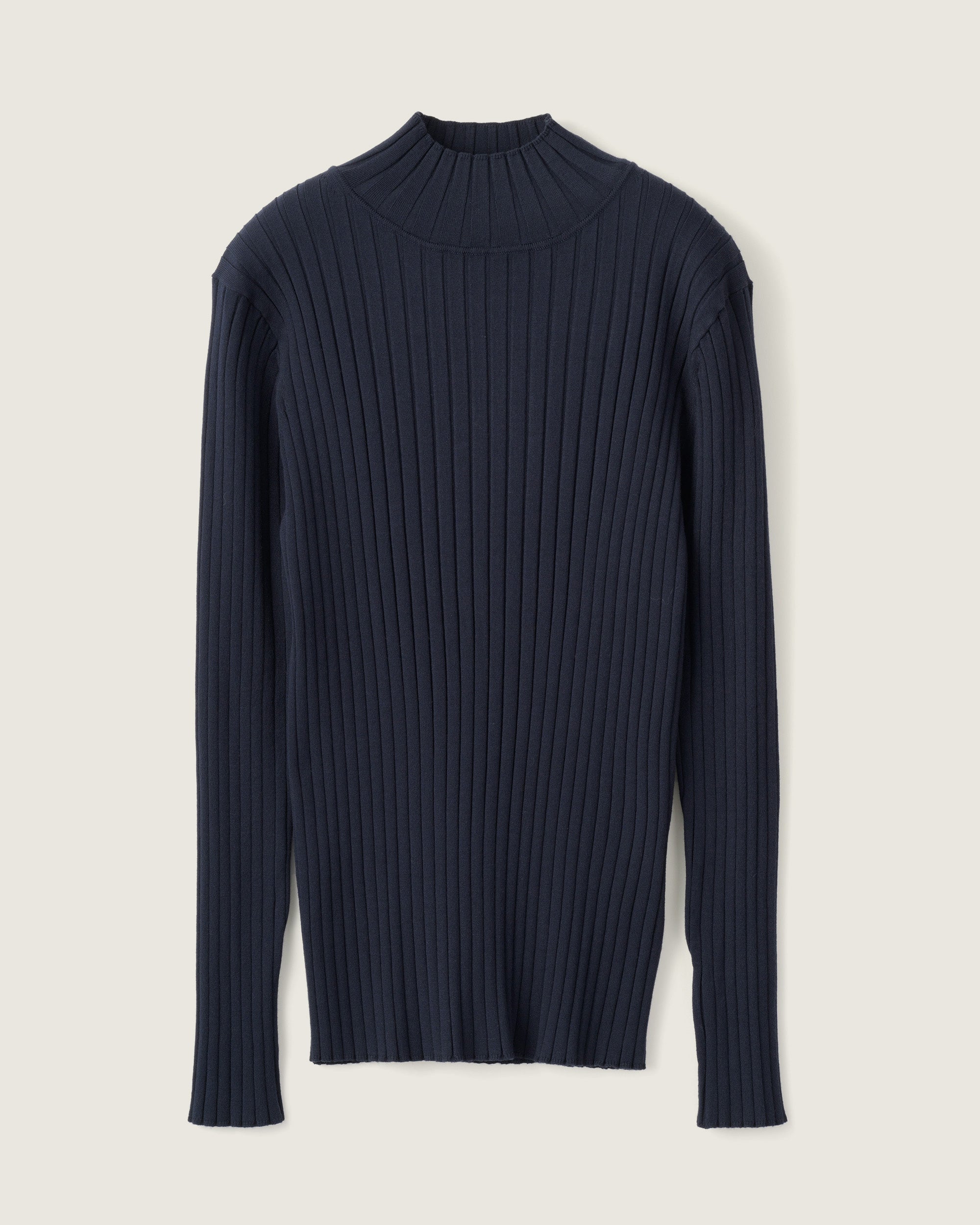 Wide Rib Turtleneck