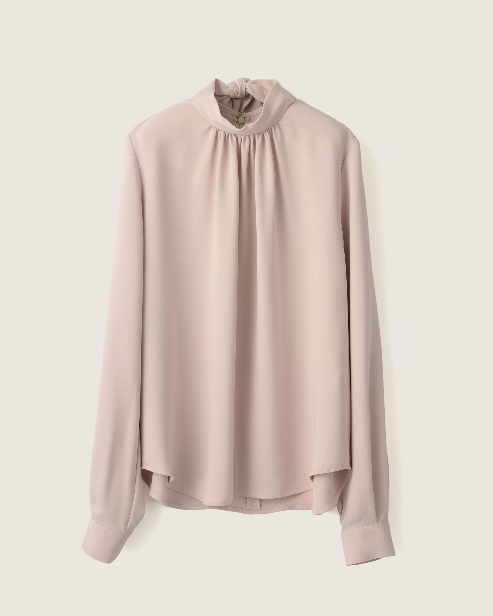 Satin Back-ribboned Blouse